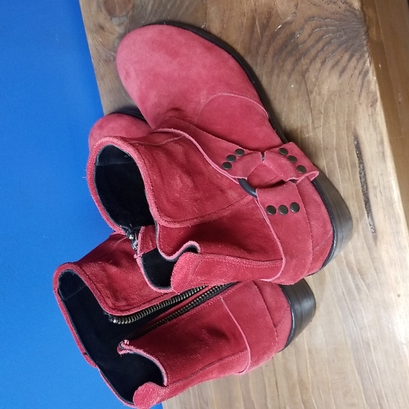Modern Vice red leather boots - Picture 6 of 7
